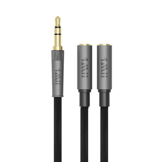 3.5mm Male to 2 Female Stereo Audio Cable - 1mii.shop