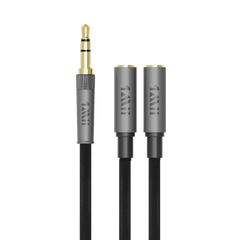 3.5mm Male to 2 Female Stereo Audio Cable - 1mii.shop