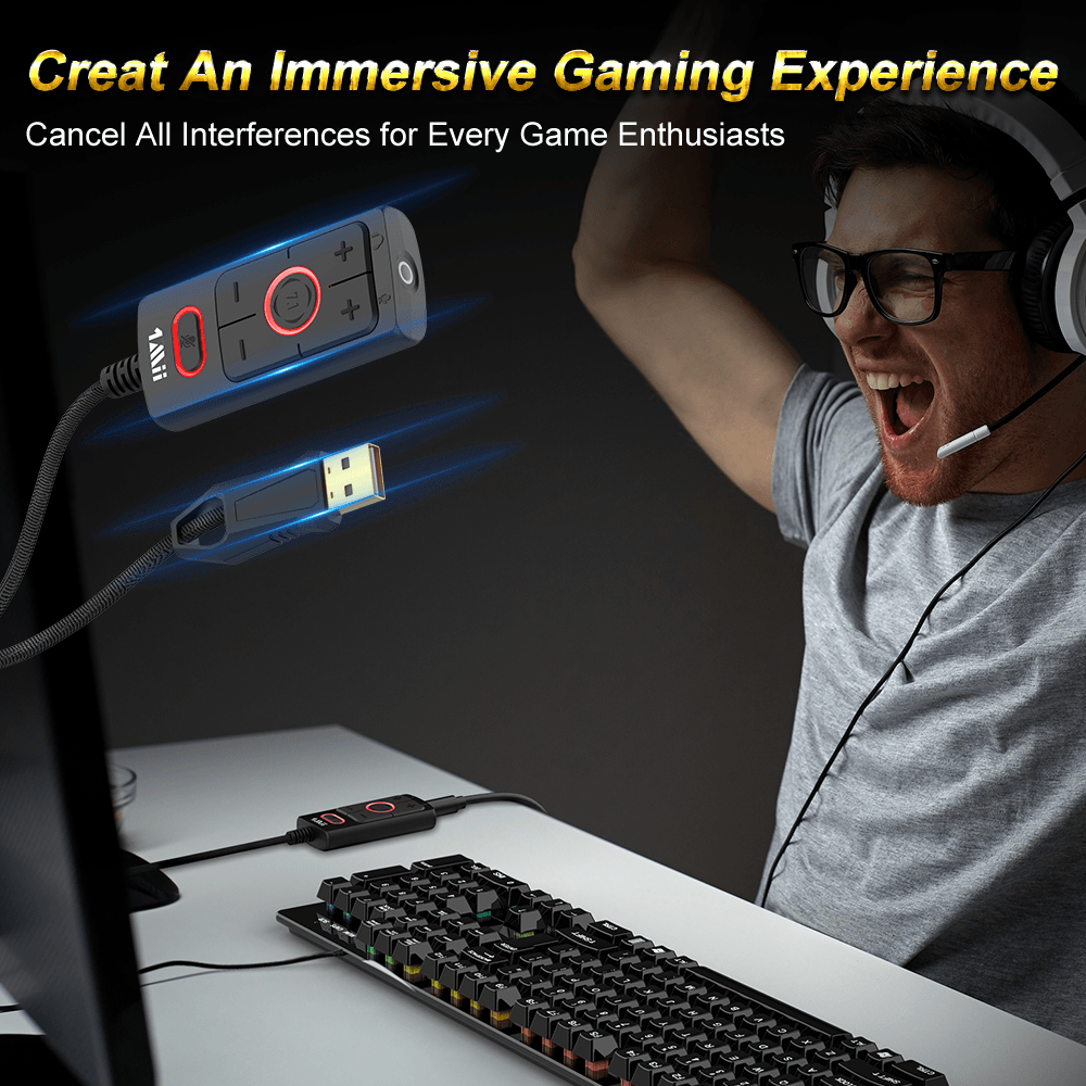 S03 Virtual AMP Audio Card with 7.1 Surround Sound - 1mii.shop