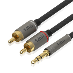 3.5mm Male to 2RCA Male Stereo Audio Cable - 1mii.shop