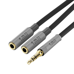 3.5mm Male to 2 Female Stereo Audio Cable -1mii